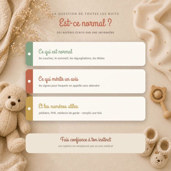 Mon carnet de bébé — le premier mois