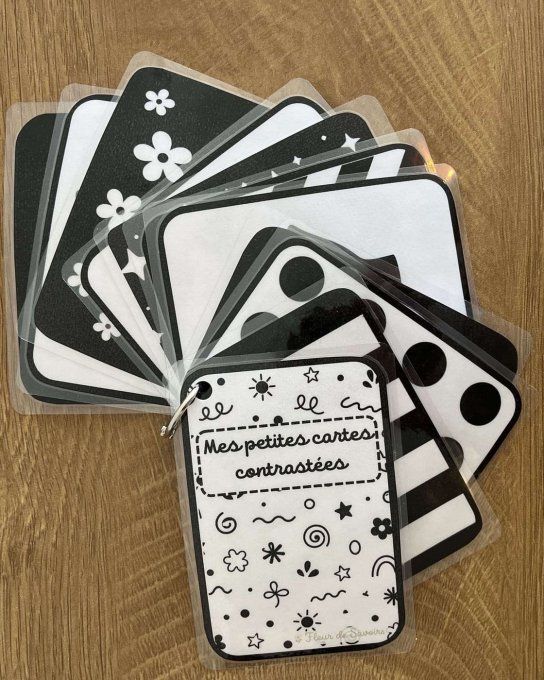 Mes petites cartes contrastées