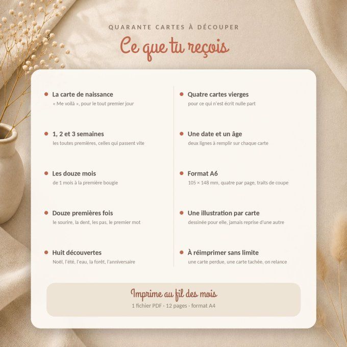 Mes cartes étapes bébé