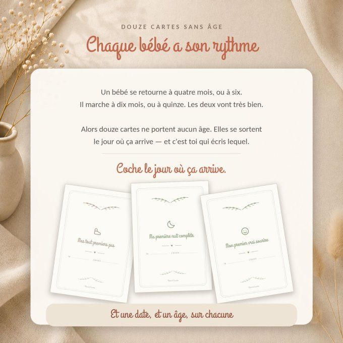 Mes cartes étapes bébé