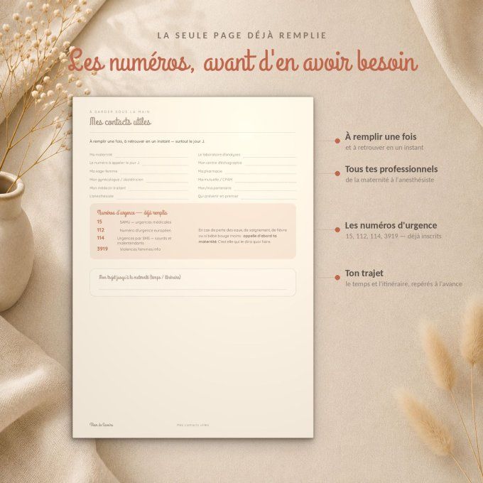 Mon classeur de grossesse