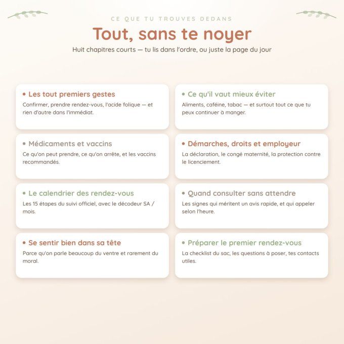 Enceinte, et maintenant ?