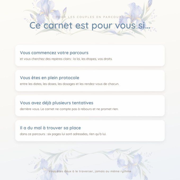 Mon parcours PMA — en couple