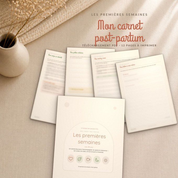 Mon carnet post-partum